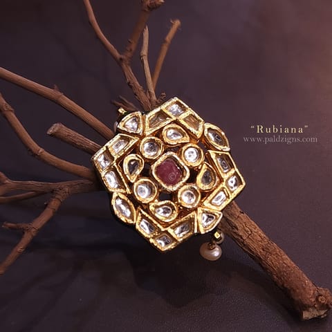 Rubiana Kundan Ring