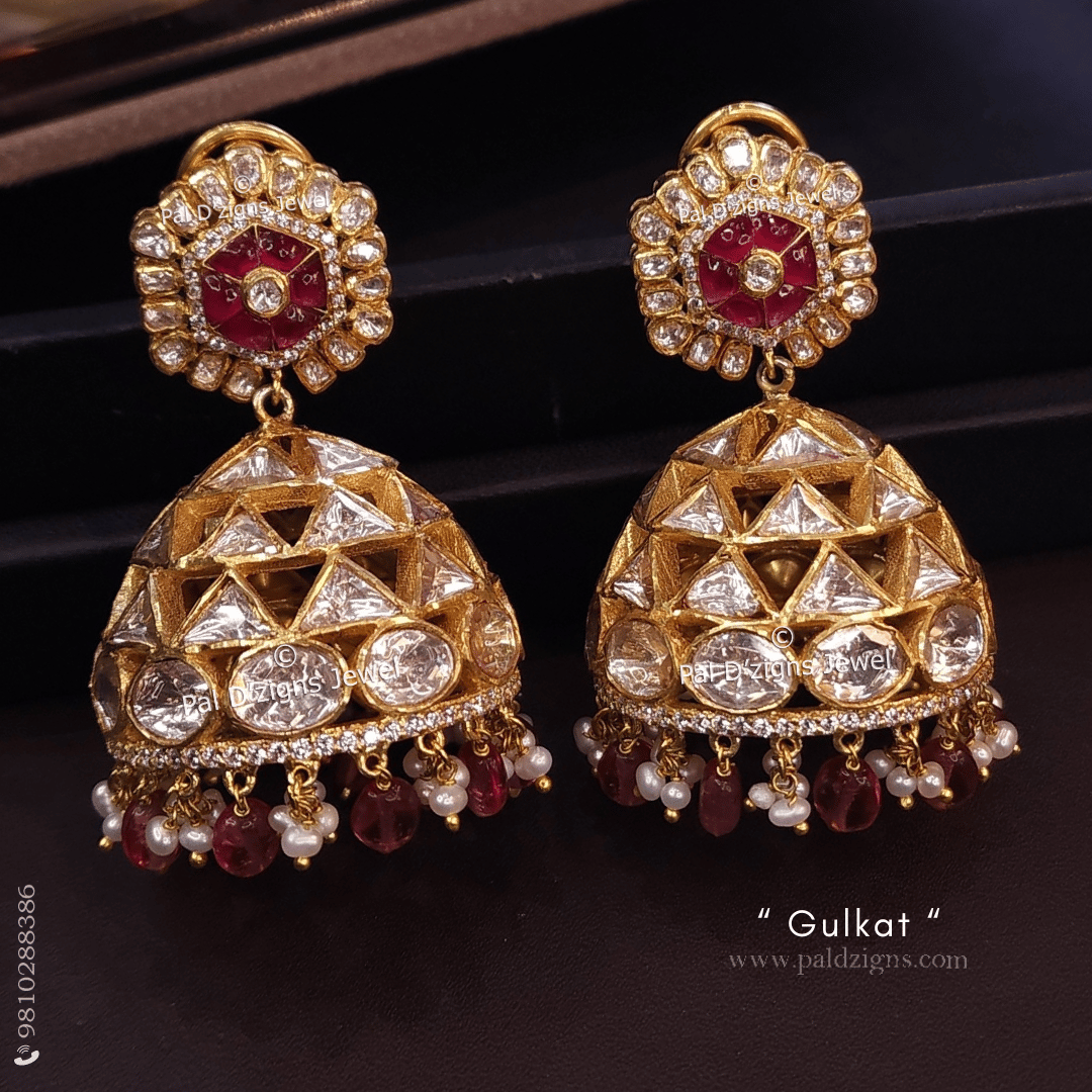 Gulkat Moissainte Polki Earrings