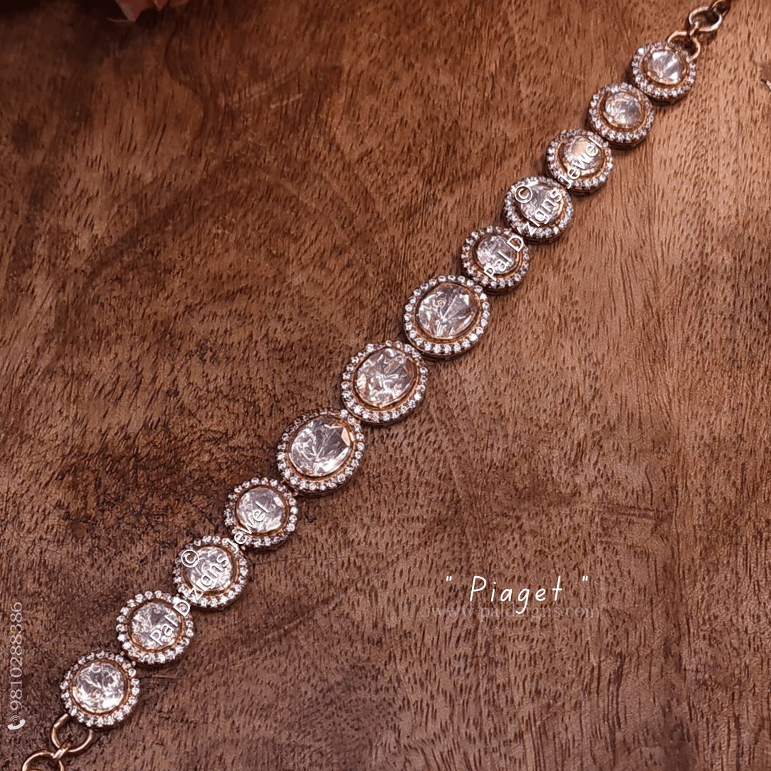 Piaget Bracelet in Uncut Moissanite Polki