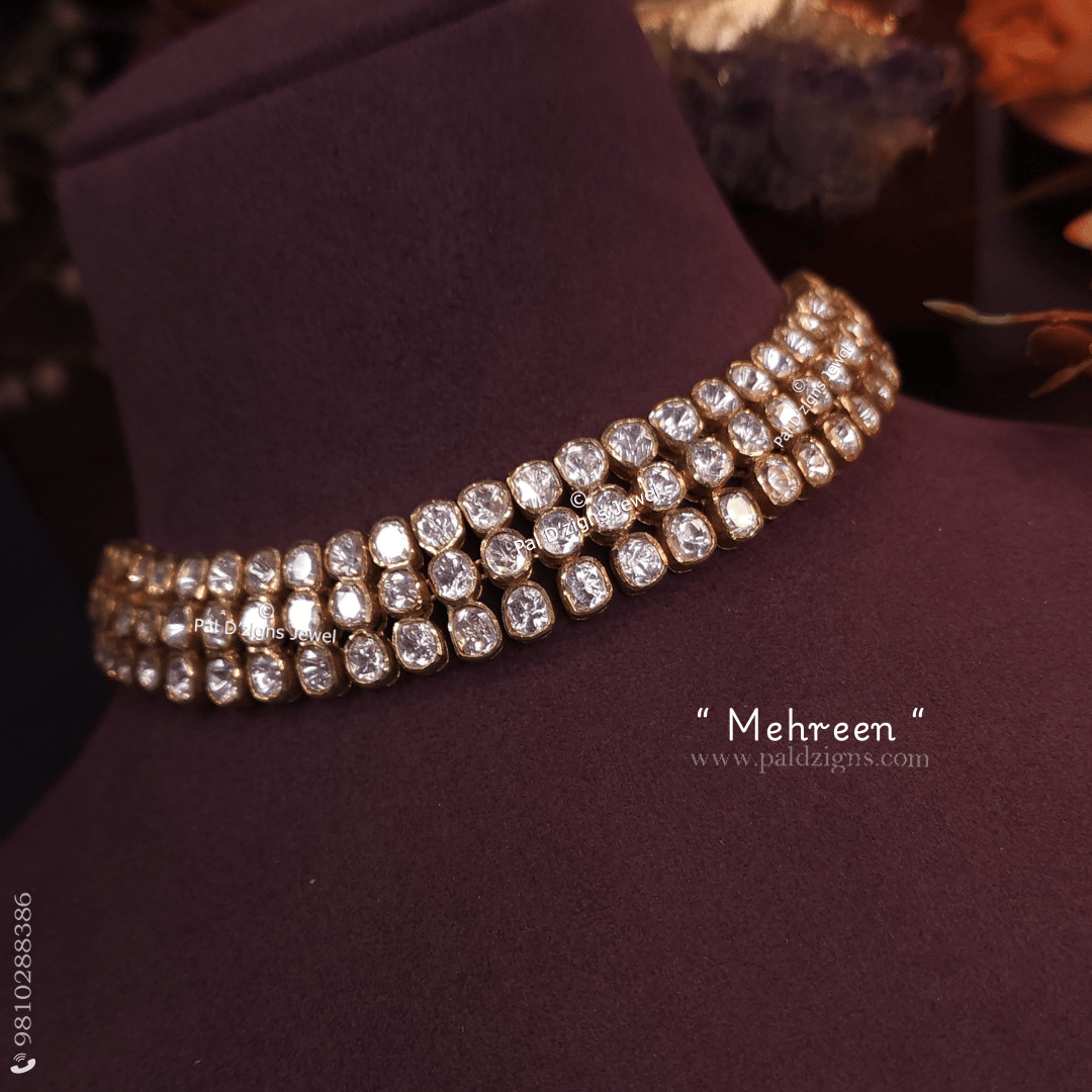 Mehreen Moissanite Polki Choker